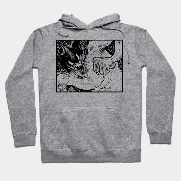 Devilman Manga Hoodie by retroworldkorea